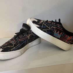 Converse Jean Michel Basquiat Skid Grip 172584C M Sz 5.5 W7 Kings of Egypt Shoes