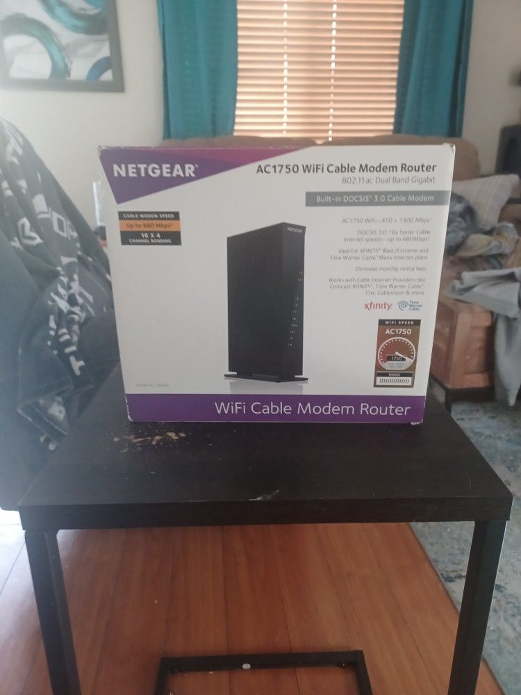 NETGEAR AC1750 WiFi Cable Modem Router