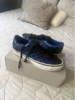 Otw checkered blue vans 10.5