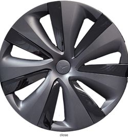 4 New H96964U01 Tesla Model S Tempest OEM Hubcap/Wheelcover 19 Inch #1(contact info removed)1A