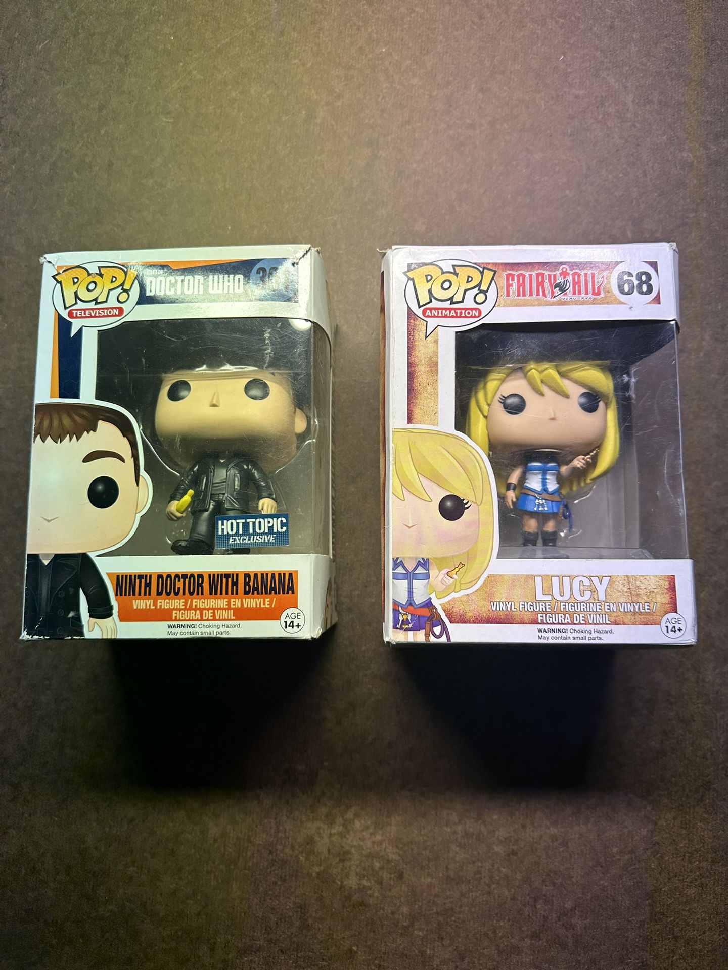 Funko Pop Ninja Doctor with Banana #301 and Lucy #68