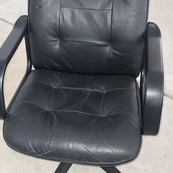 Black Leather High Back Executive Chair