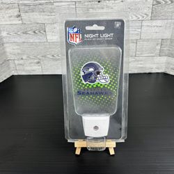 SEATTLE SEAHAWKS TEAM FROSTED NIGHT LIGHT PLUG-IN LED W/LIGHT 