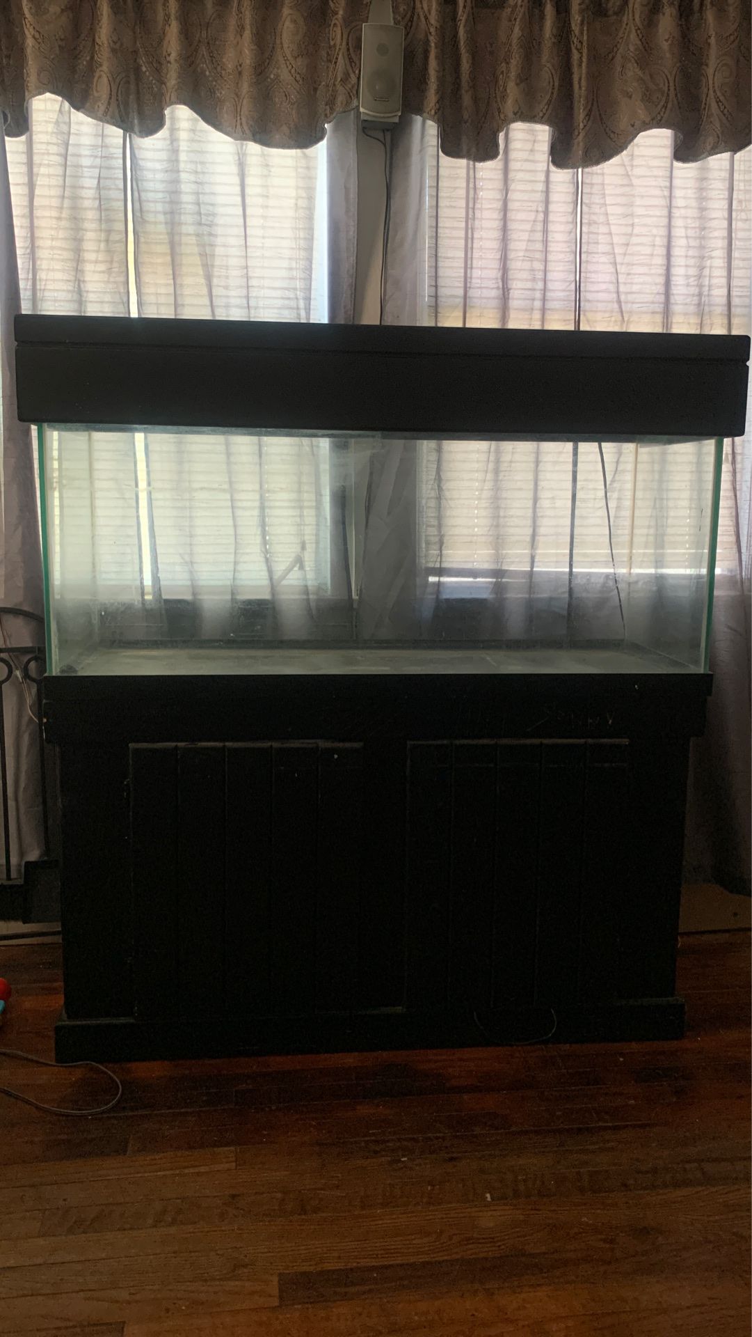 75 gallon with stand and light fixture