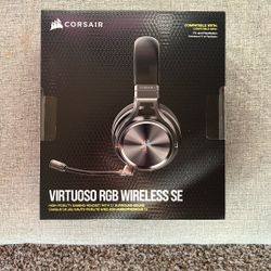 Sealed Corsair Virtuoso RGB Wireless SE headphones