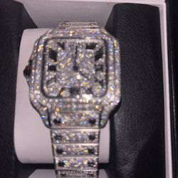 Bust Down Moissanite Watch Test Diamond ✅