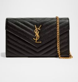 Saint Laurent YSL Envelope Chain Wallet Bag