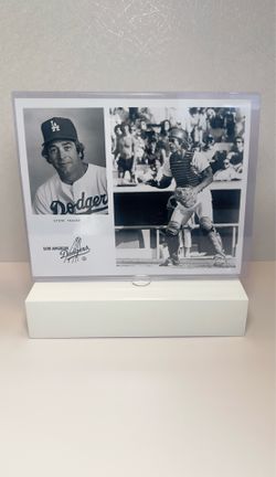 Press Photo Steve Yeager Los Angeles Dodgers Baseball Team