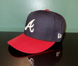 Size 7 New Era 59Fifty Atlanta Braves Fitted Hat- Like New