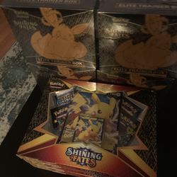 Shining Fates Sealed Boosters