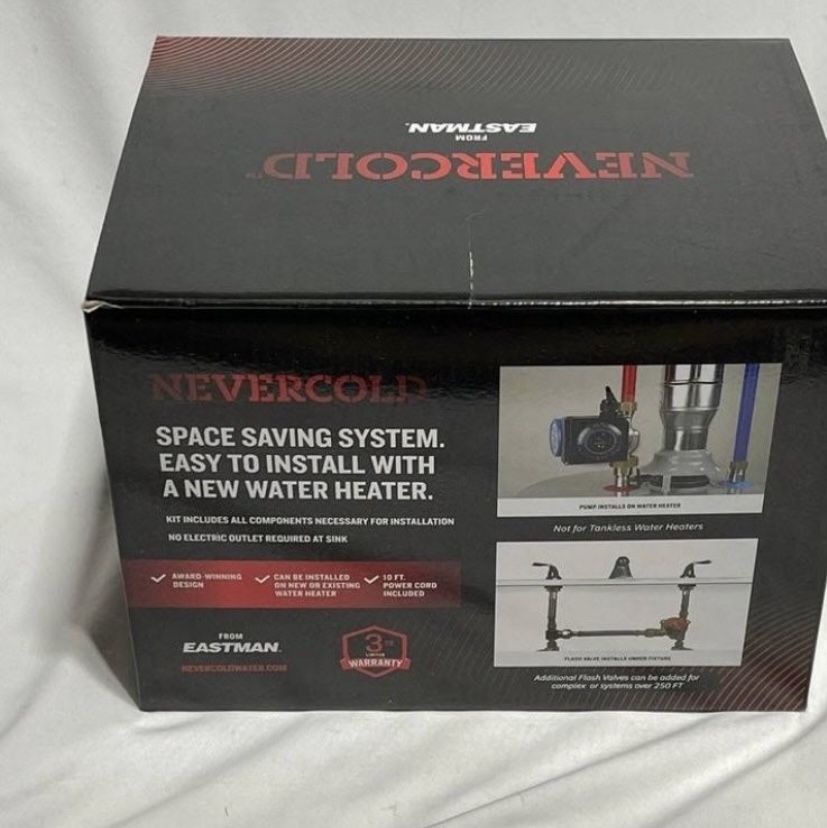 EASTMAN NEVERCOLD Universal 3/4-in Brass Water Heater Recirculating Pump System
