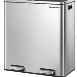 2 Compartment Recycle-trash can