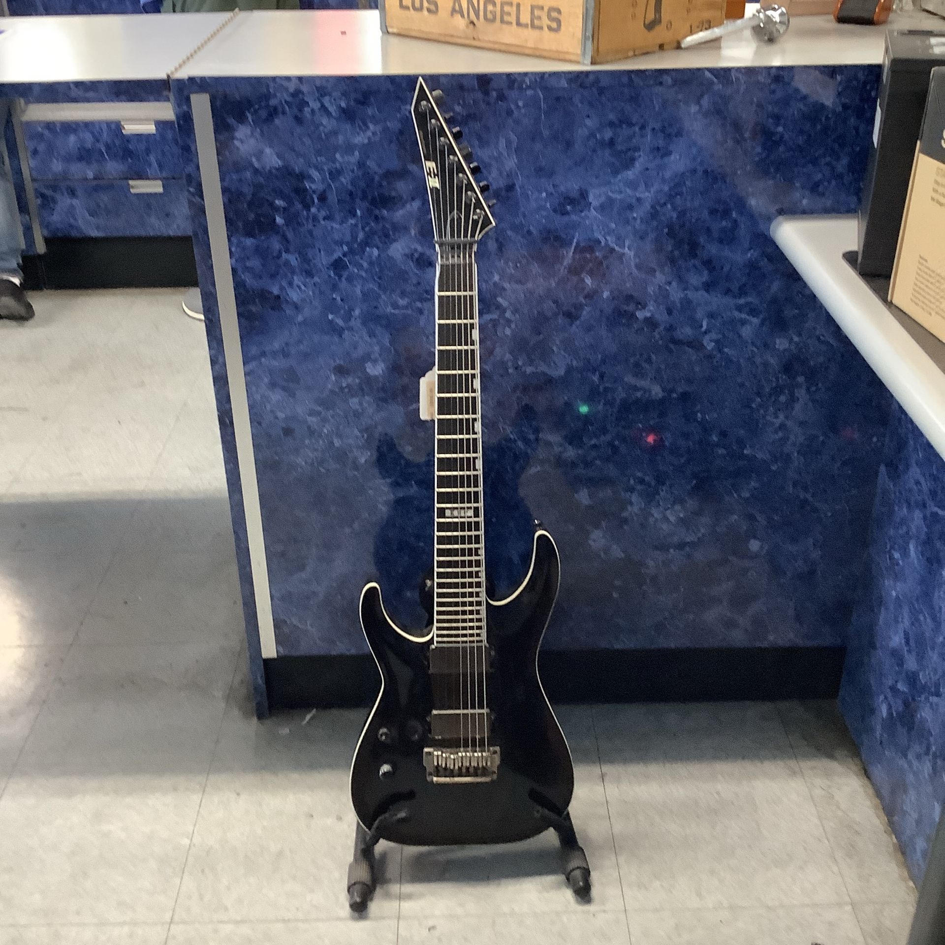 ESP Horizon E-II Electric Guitar Black and White Trim