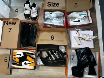 New & use shoes