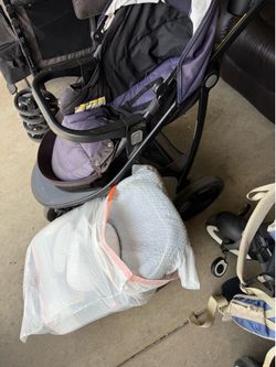 Stroller with infant car seat