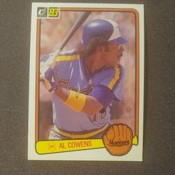 1983 Donruss Al Cowens Seattle Mariners #554 Baseball Card Vintage Collectible Sports MLB