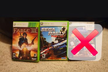 Xbox 360 Games lot of 3