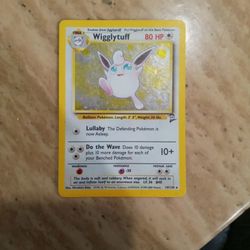 Wigglypuff 1995 Pokemon Card