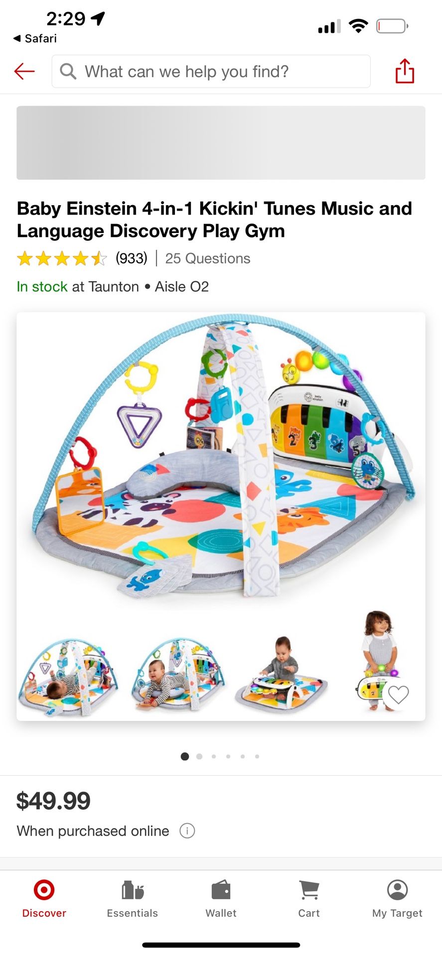 Baby Einstein Play Gym