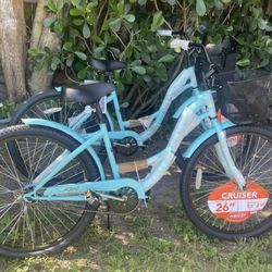 26 NEW BEACH CRUISER 1 SPEED  PRICE $149 EACH