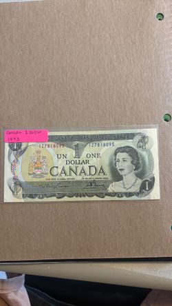 1 dollar Canada 1972 Lawson signature