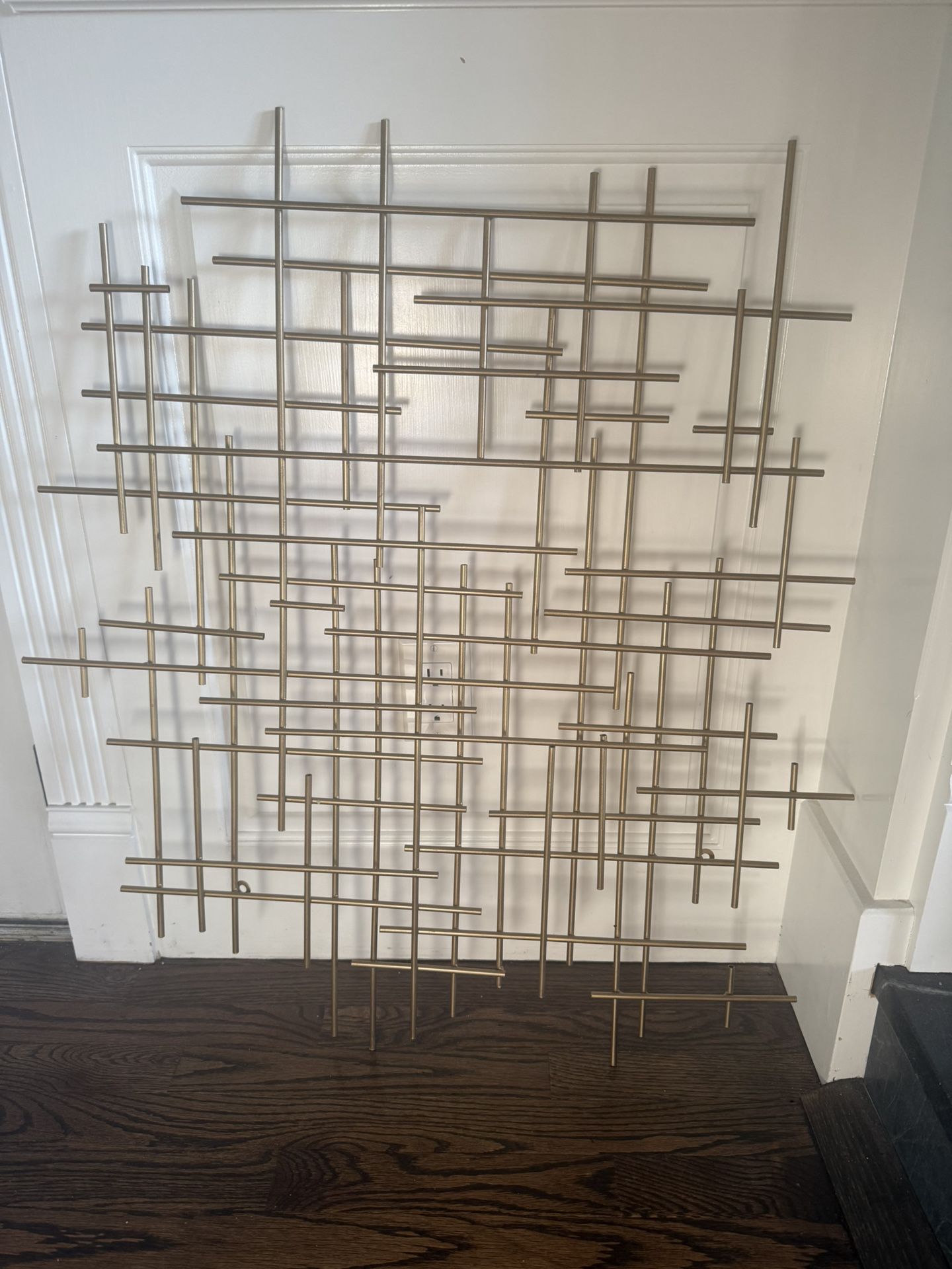 Gold Metal Wall Decor