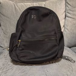 Tommy Backpack Color Black And The Size Is Medium