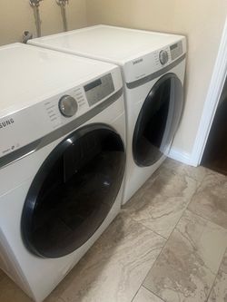 Samsung washer and gas dryer