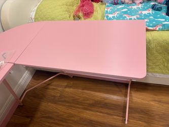 Pink desk