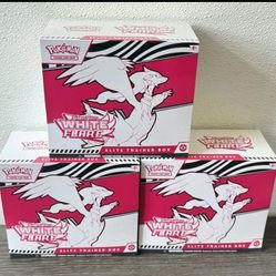 Pokemon White Flare ETB Elite Trainer Box ( Contains 9 packs)