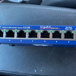 Netgear (8) Eight Port Gigabit  Switch