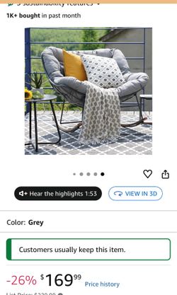 Grand rocking chair