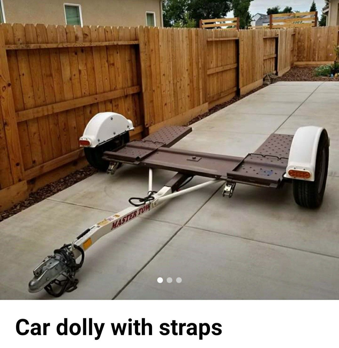 Master Tow Car Dolly With Straps