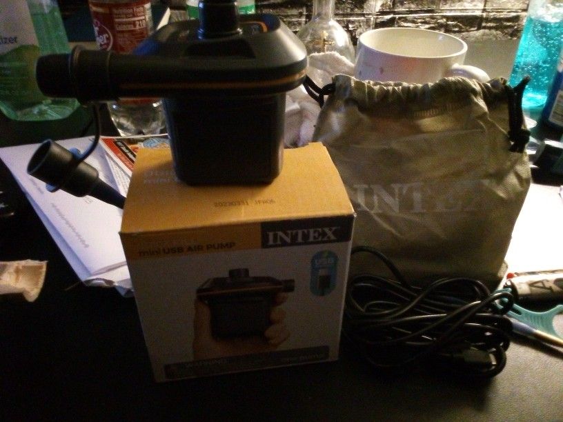 Intex Rechargeable Pump For Air Mattress.