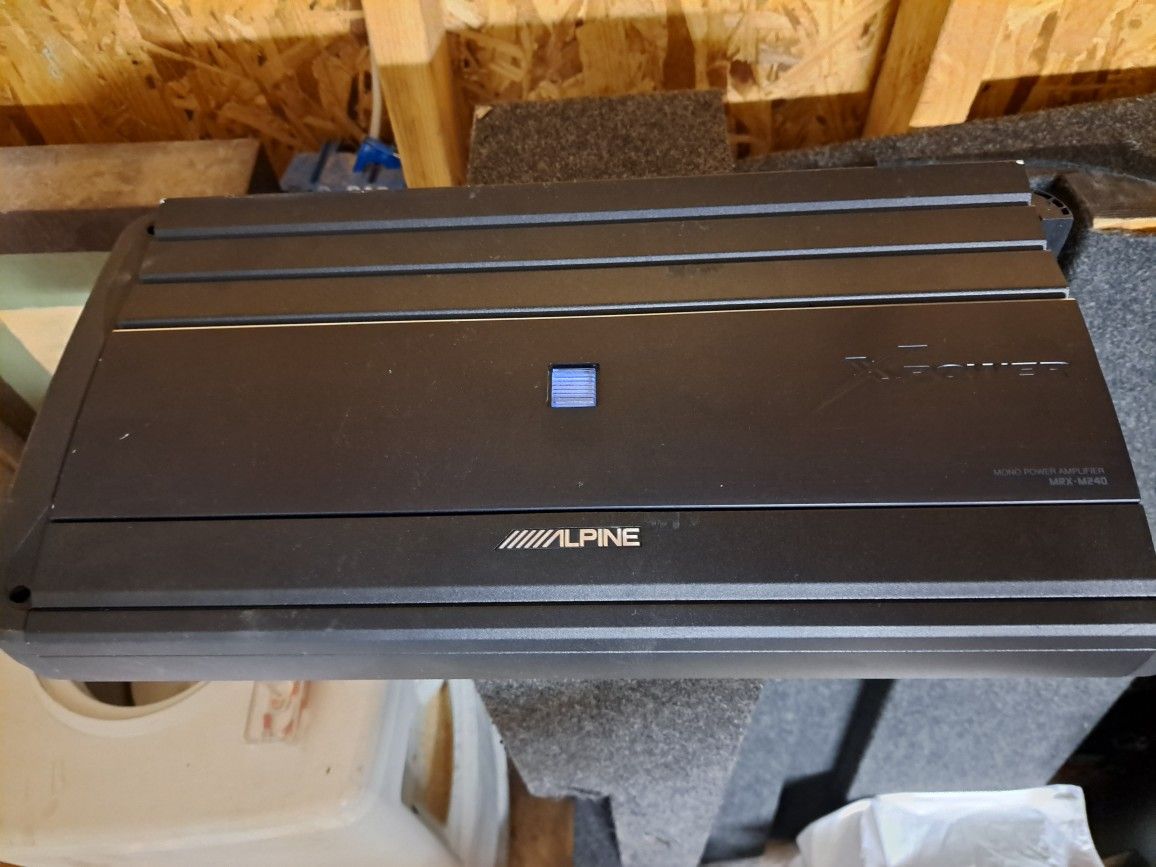 Alpine Mrx M240 Monoblock Amp 2400rms