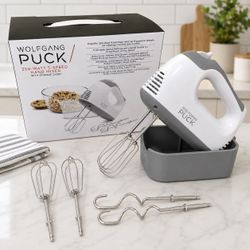 Brand New Wolfgang Puck Hand Mixer – Storage Unit Find
