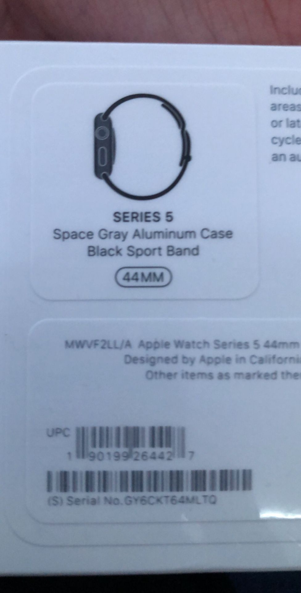 Apple Watch Series 5 GPS (Brand New)