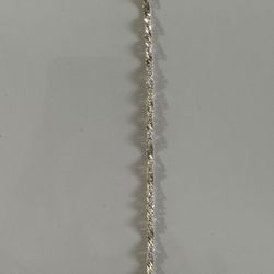 Anklet Singapore Sterling Silver 9" Long  , Please Look At My Profile To See More Items