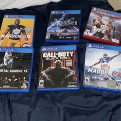 PS4 Game lot (check Description)
