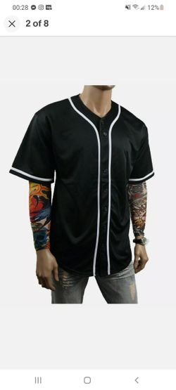 Black Baseball Jerseys