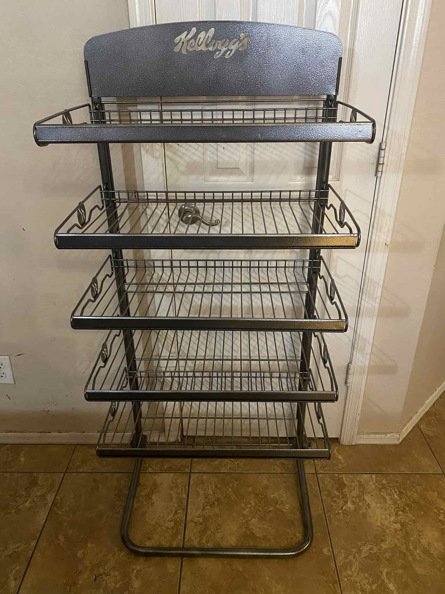 Kellogg’s Branded Metal Display Shelf