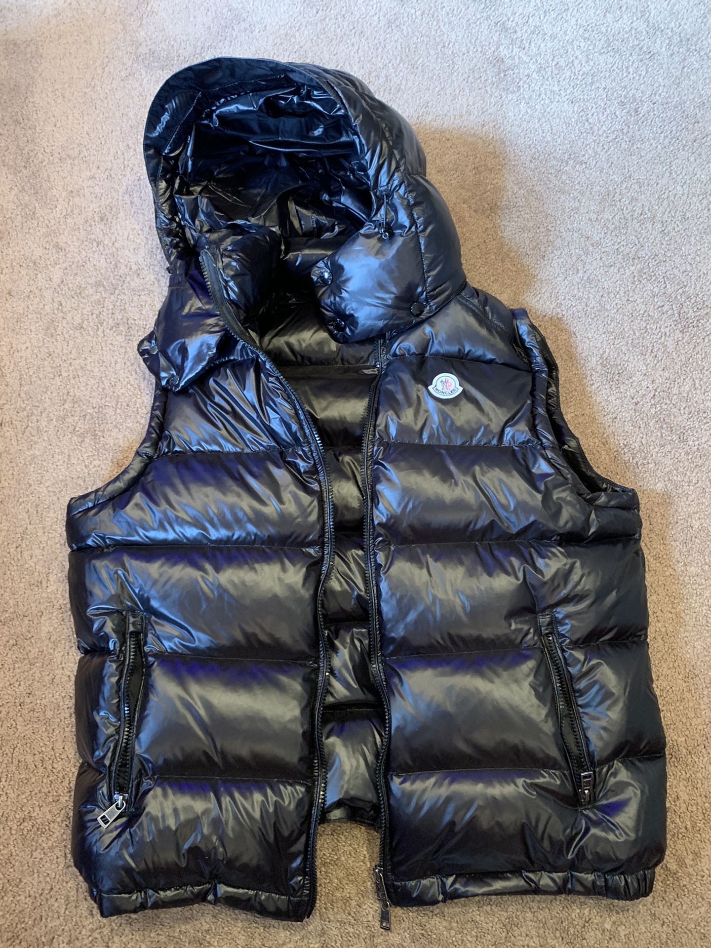 Moncler Puffer Bubble Bormes Vest Mens Size 5 fits Like XL