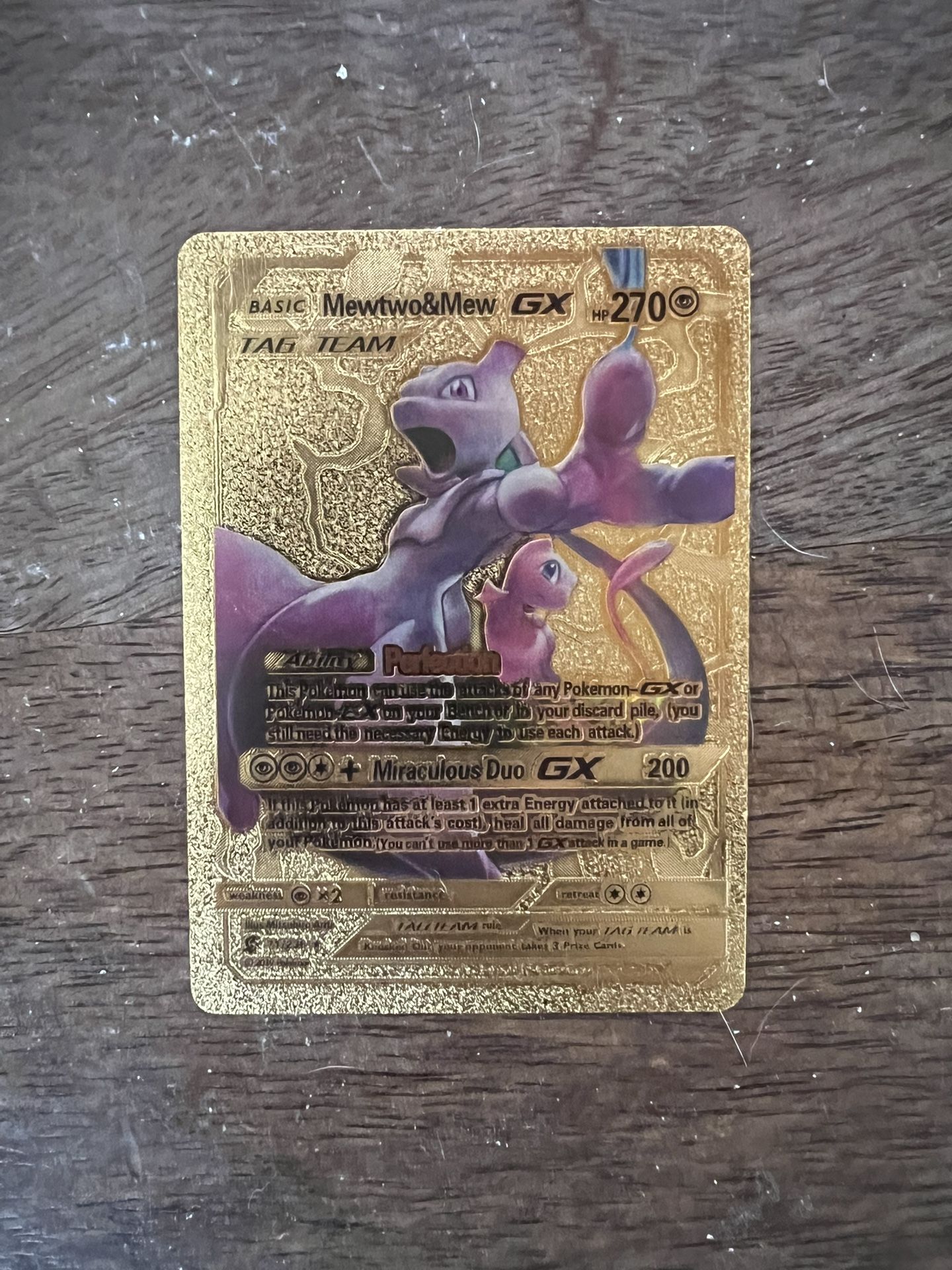Gold Pokémon cards