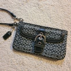 Vintage Coach Wristlet Purse