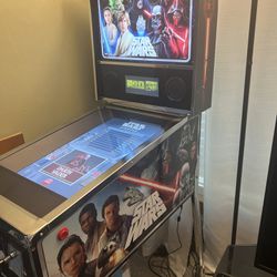Arcade 1up Star Wars Pinball!!  Perfect Condition 