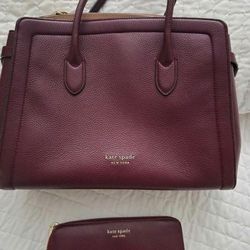 Kate Spade Handbag and Wallet Set