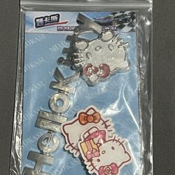 Hello Kitty 3D Metal Car Emblems (New)