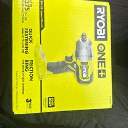 Ryobi 18v One + Impact Wrench 