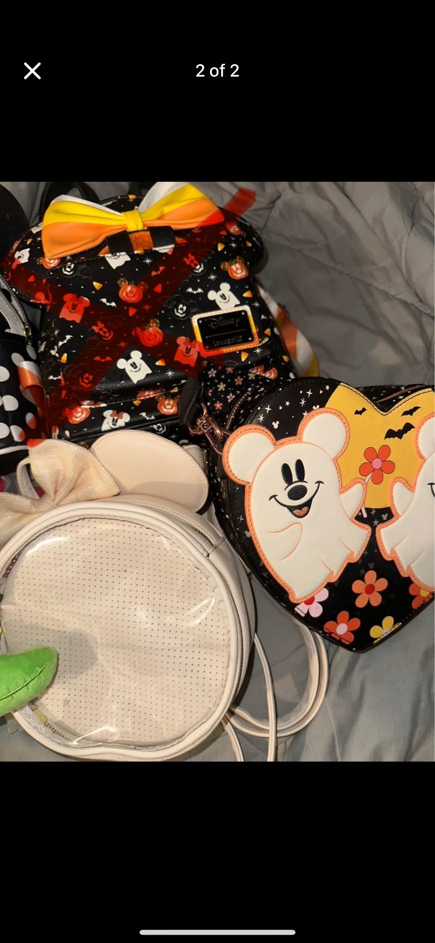 Disney Loungefly Backpack And Purse
