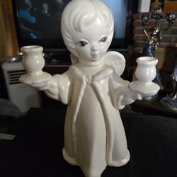 Ceramic Angel Candle Holder